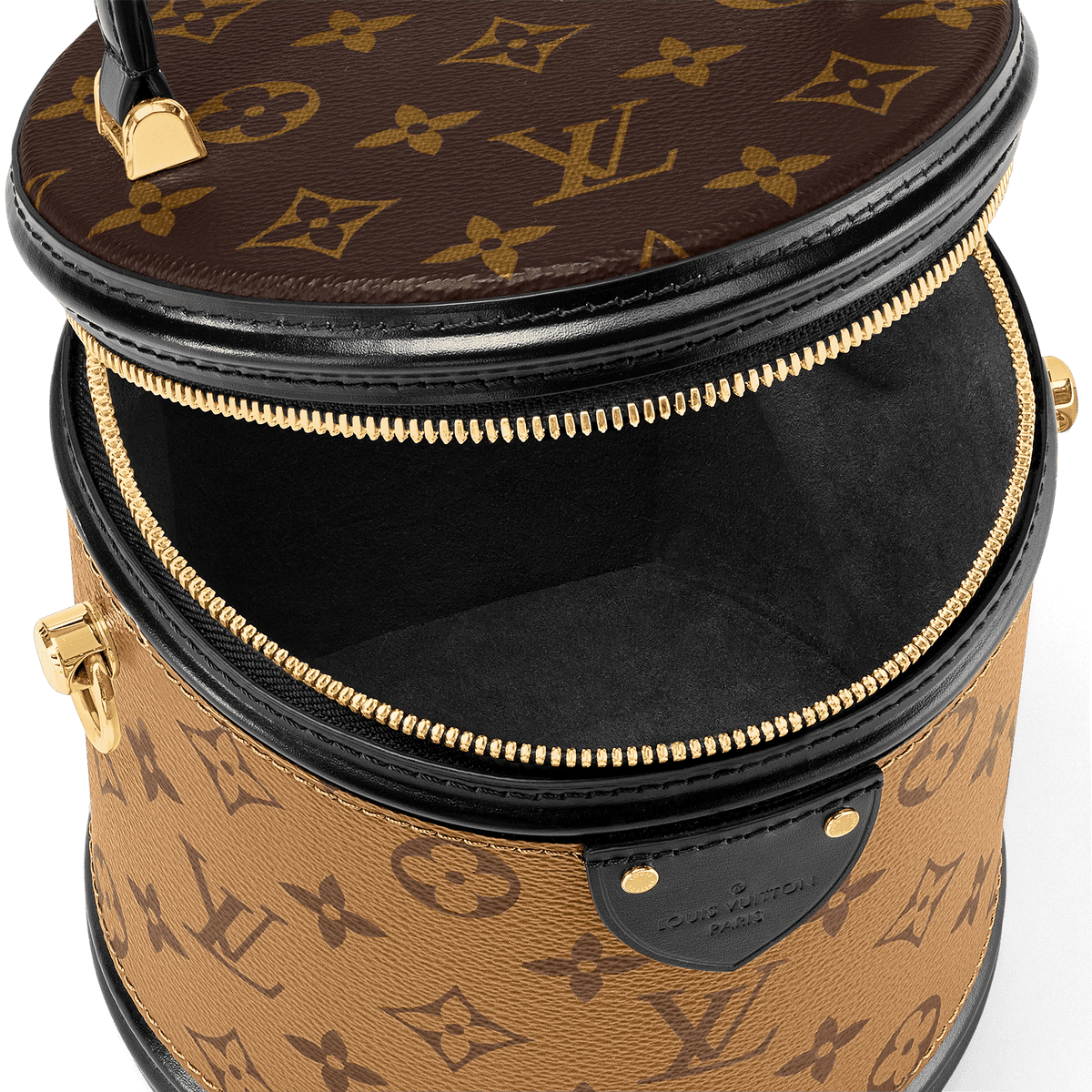 Cannes Monogram Reverse Coated Canvas Shoulder Bag M43986