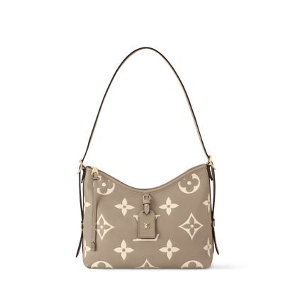 CarryAll PM Bicolor Monogram Empreinte Leather Hobo Bag M47180