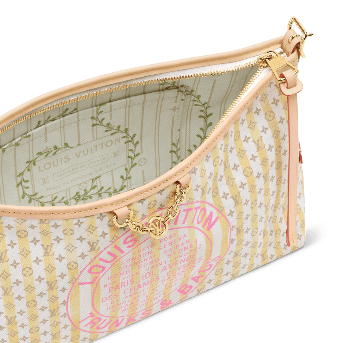 Carryall East West Banana Monogram Coated Canvas Tote Bag M29139