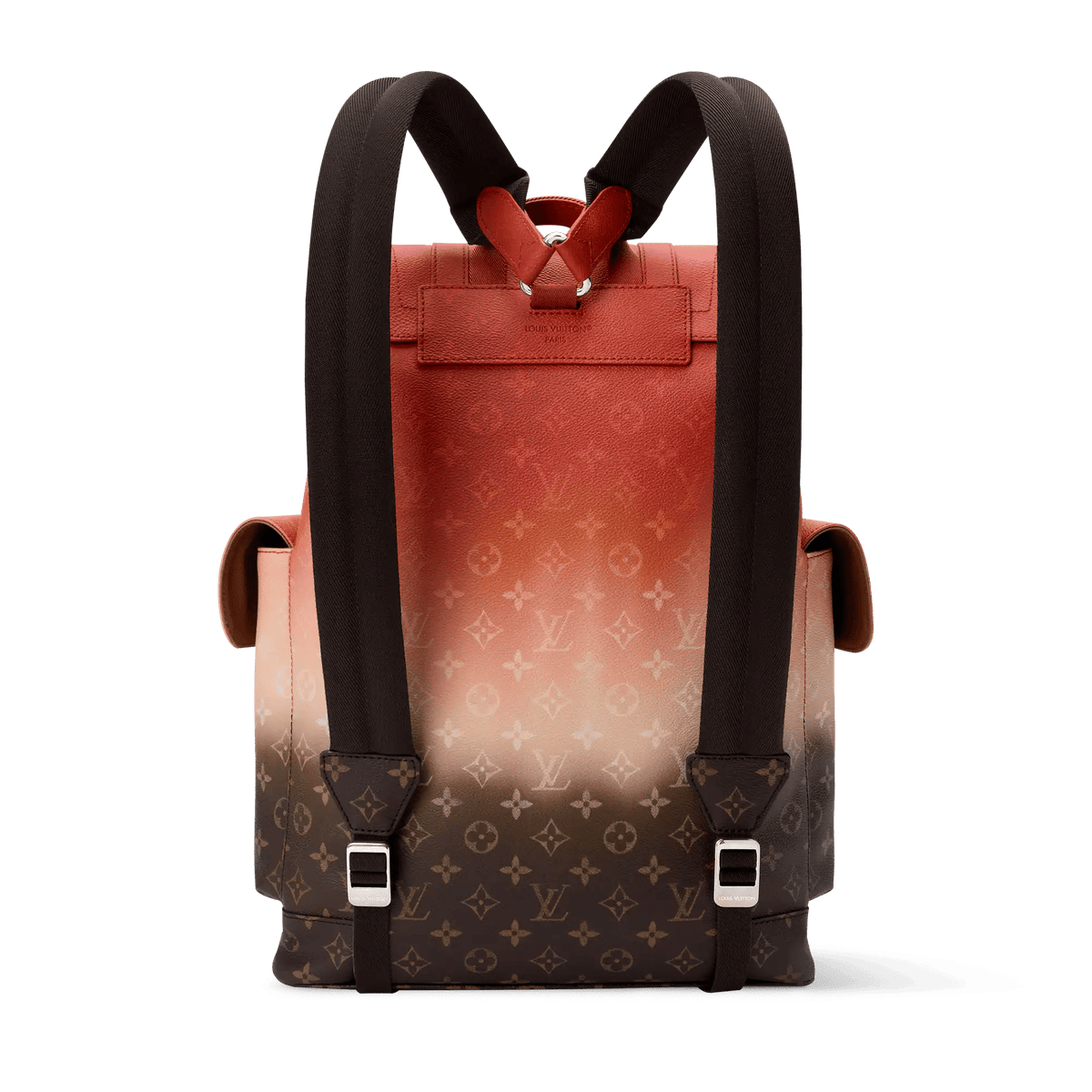 Christopher MM Backpack Monogram Pigment Orange Shoes