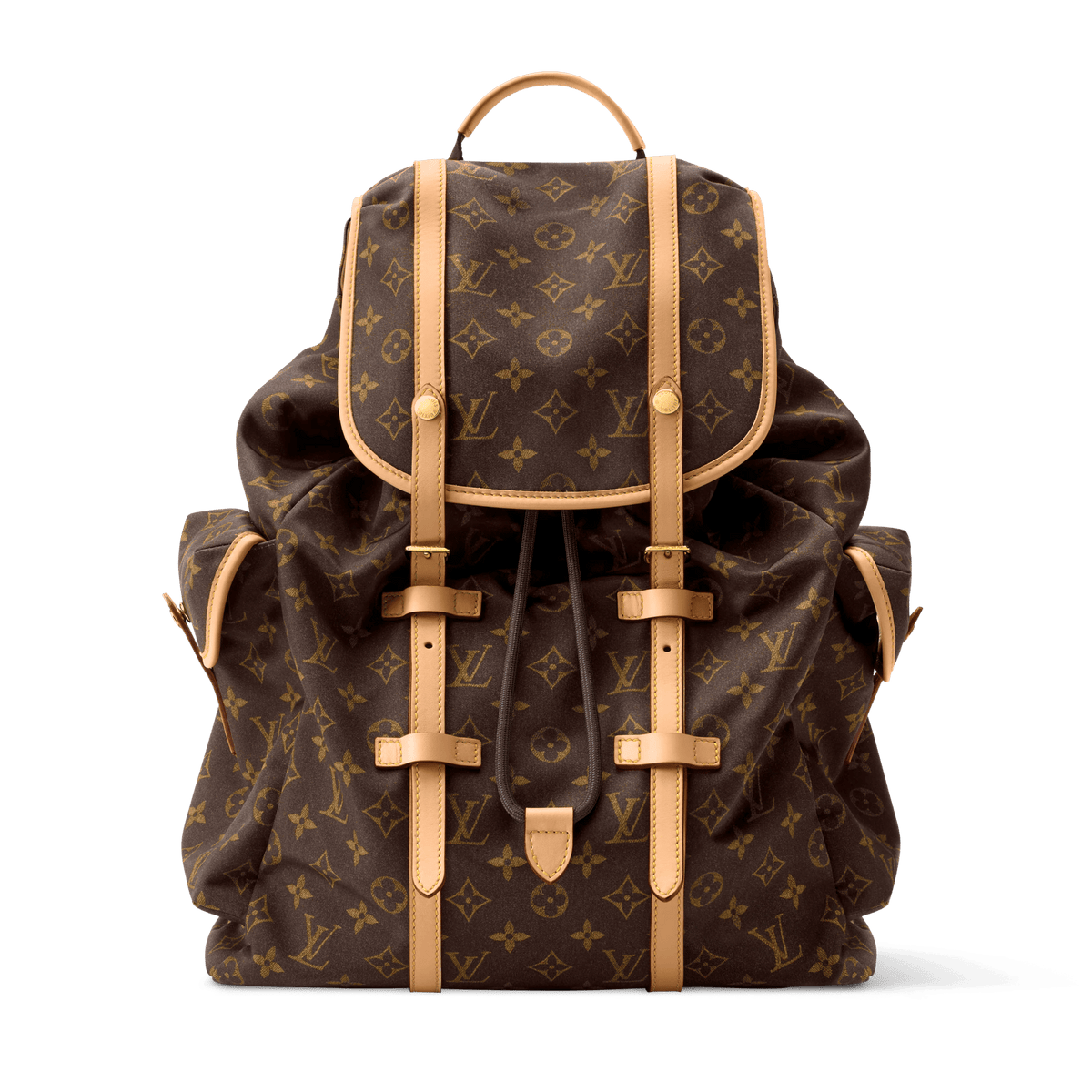 Christopher East West MM Monogram Silk Tech Gold-Toned Hardware