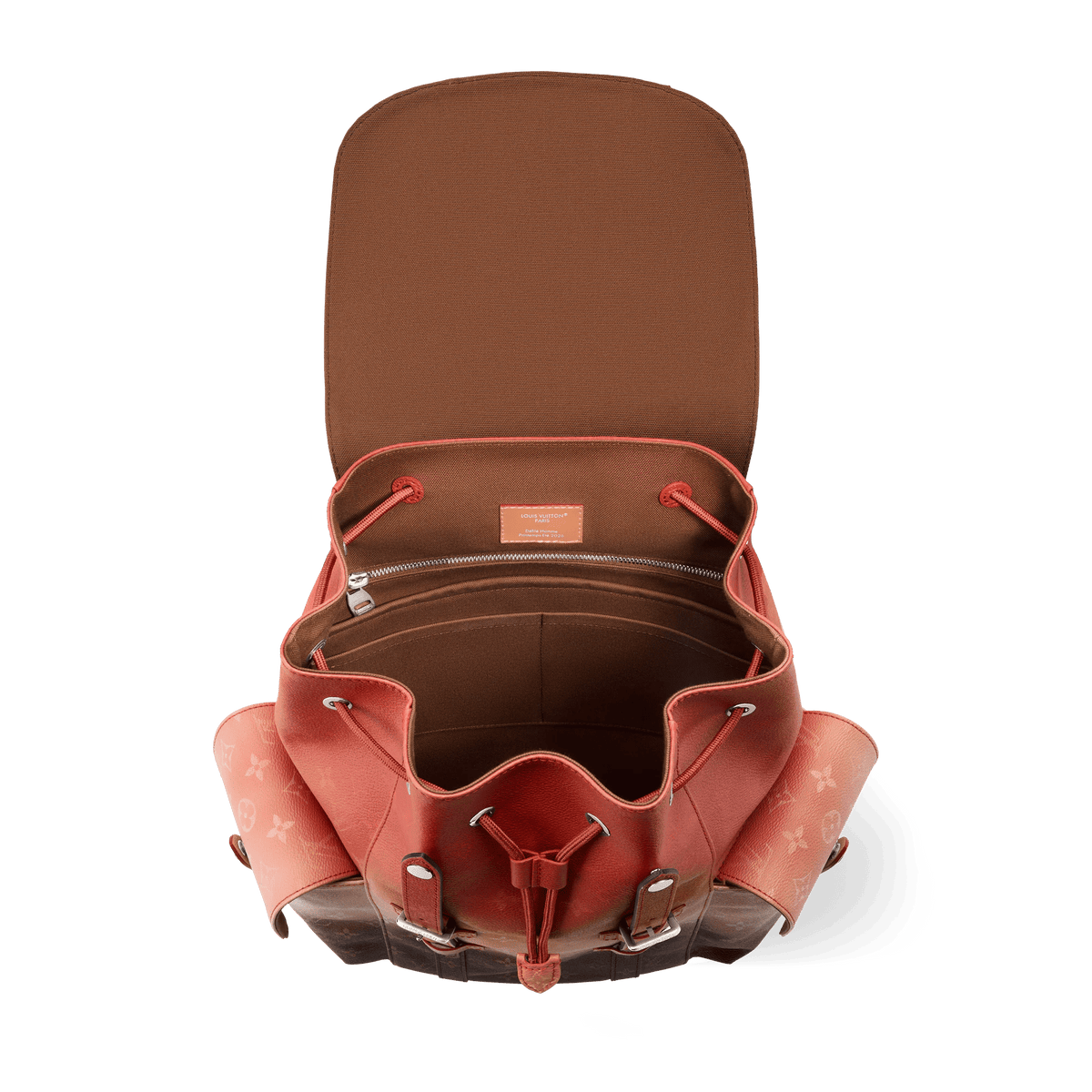 Christopher MM Backpack Monogram Pigment Orange Shoes