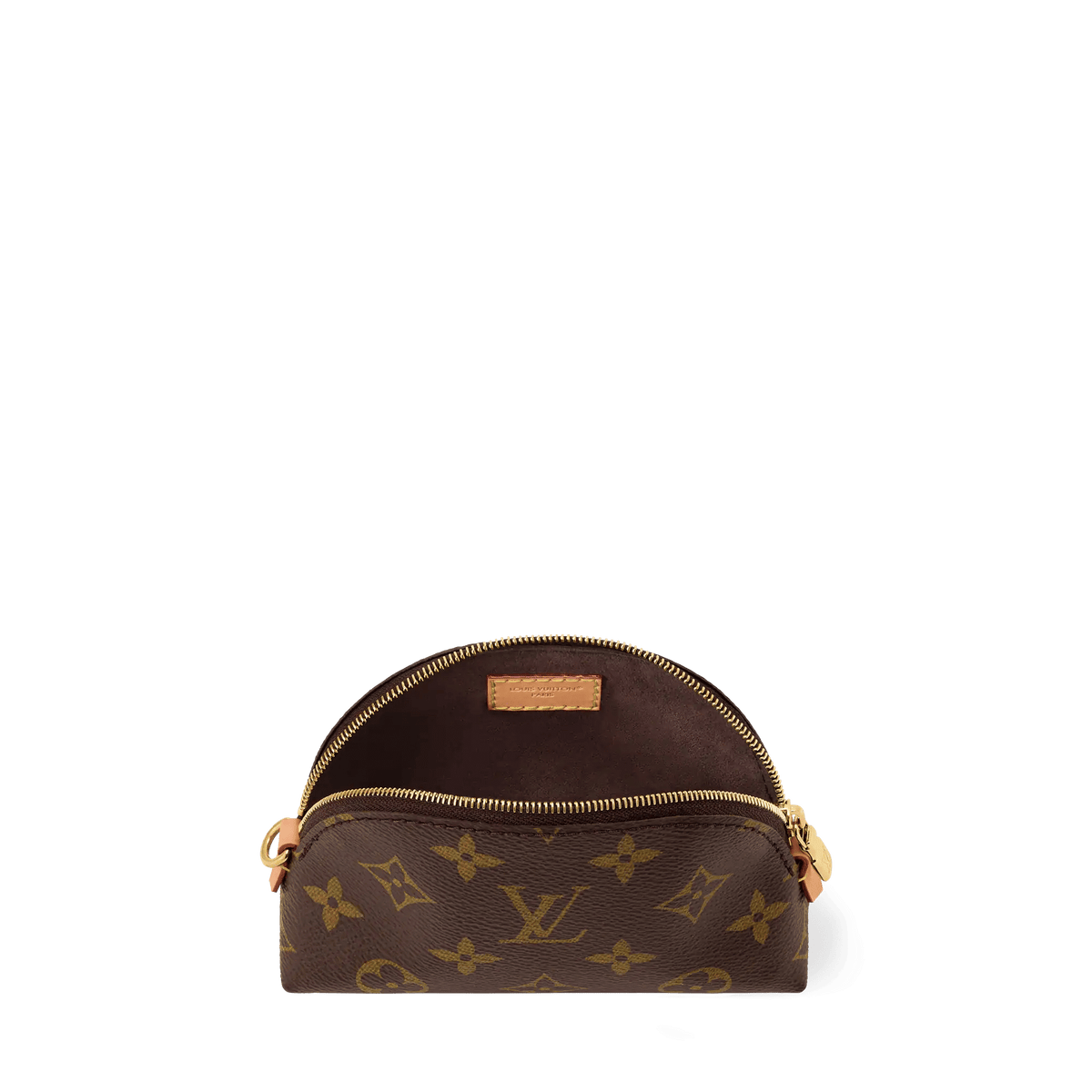 Cosmetic Purse Monogram Coated Canvas Pouch M25653
