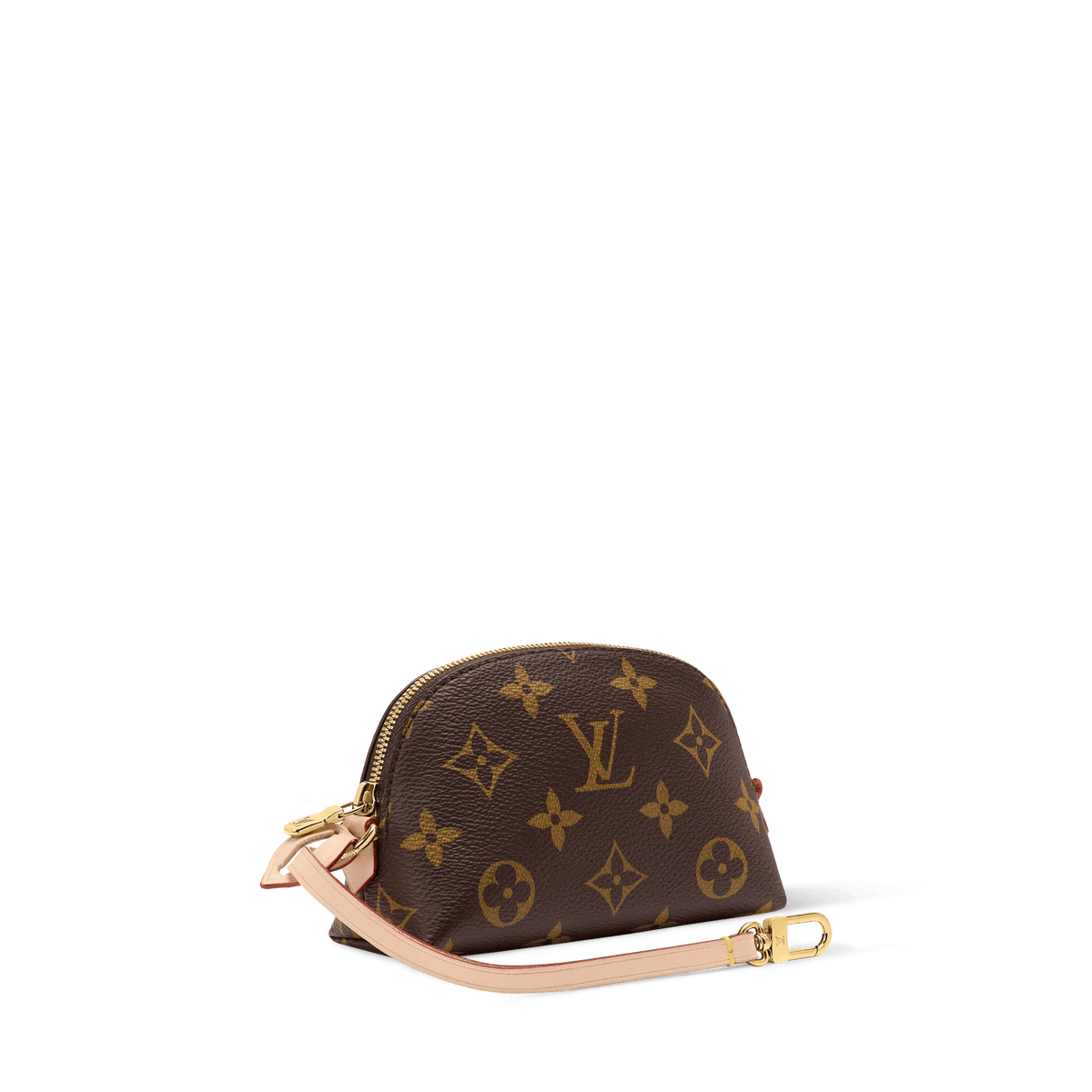 Cosmetic Purse Monogram Coated Canvas Pouch M25653