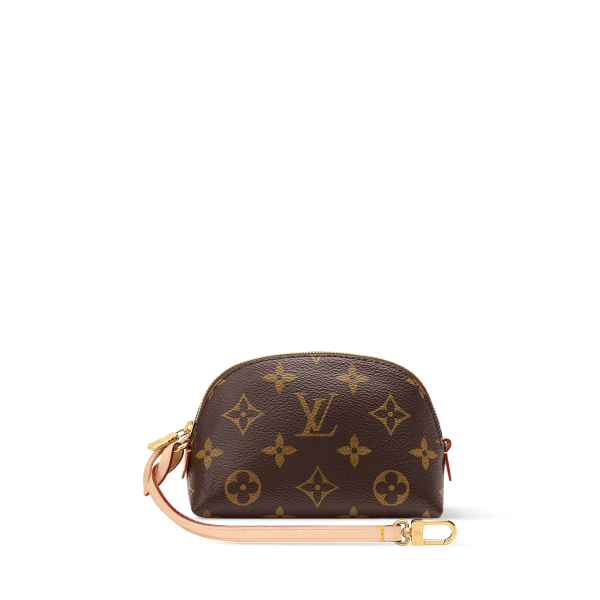 Cosmetic Purse Monogram Coated Canvas Pouch M25653