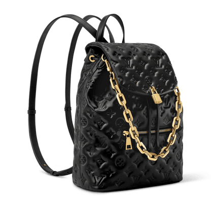 Coussin MM Monogram Padded Calfskin Leather Backpack M25508