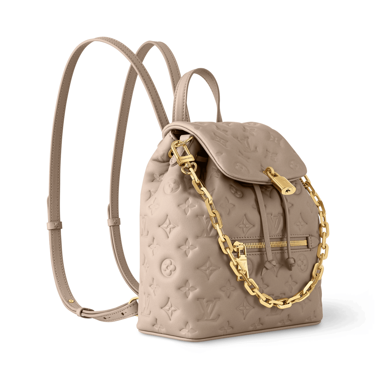 Coussin PM Monogram Embossed Lambskin Leather Backpack M13358