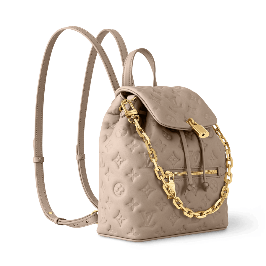 Coussin PM Monogram Embossed Lambskin Leather Backpack M13358