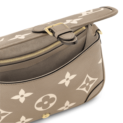 Diane Monogram Empreinte Leather Satchel M46583