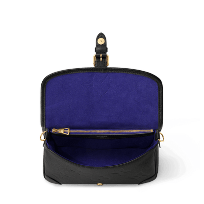 Diane Monogram Empreinte Leather Satchel