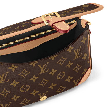 Diane Monogram Coated Canvas Satchel M45985