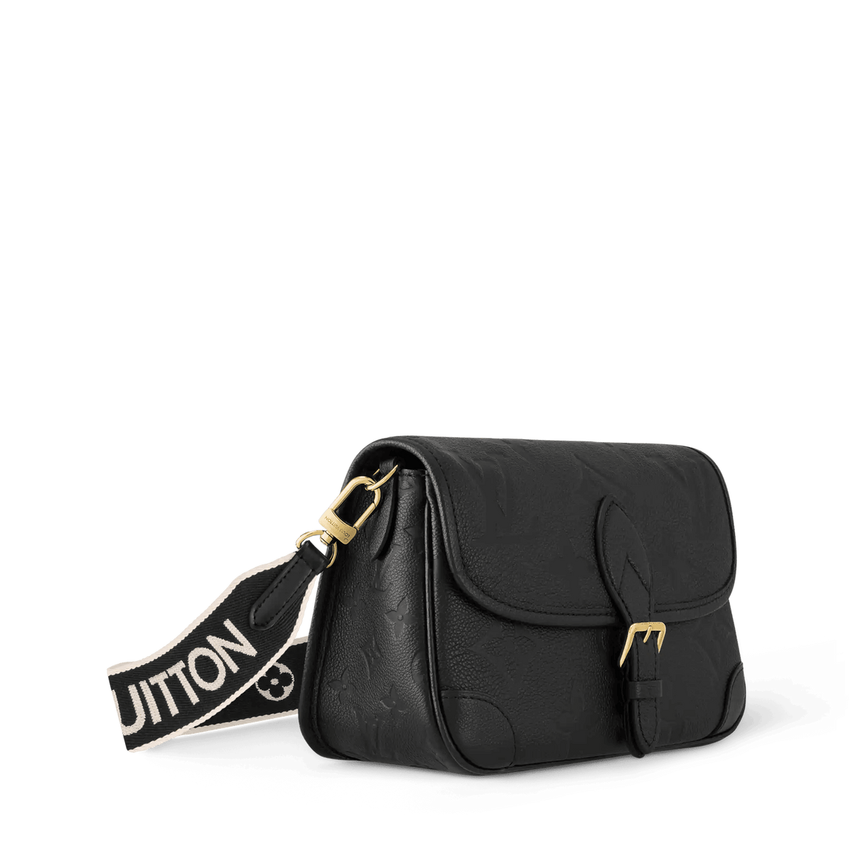Diane Monogram Empreinte Leather Satchel