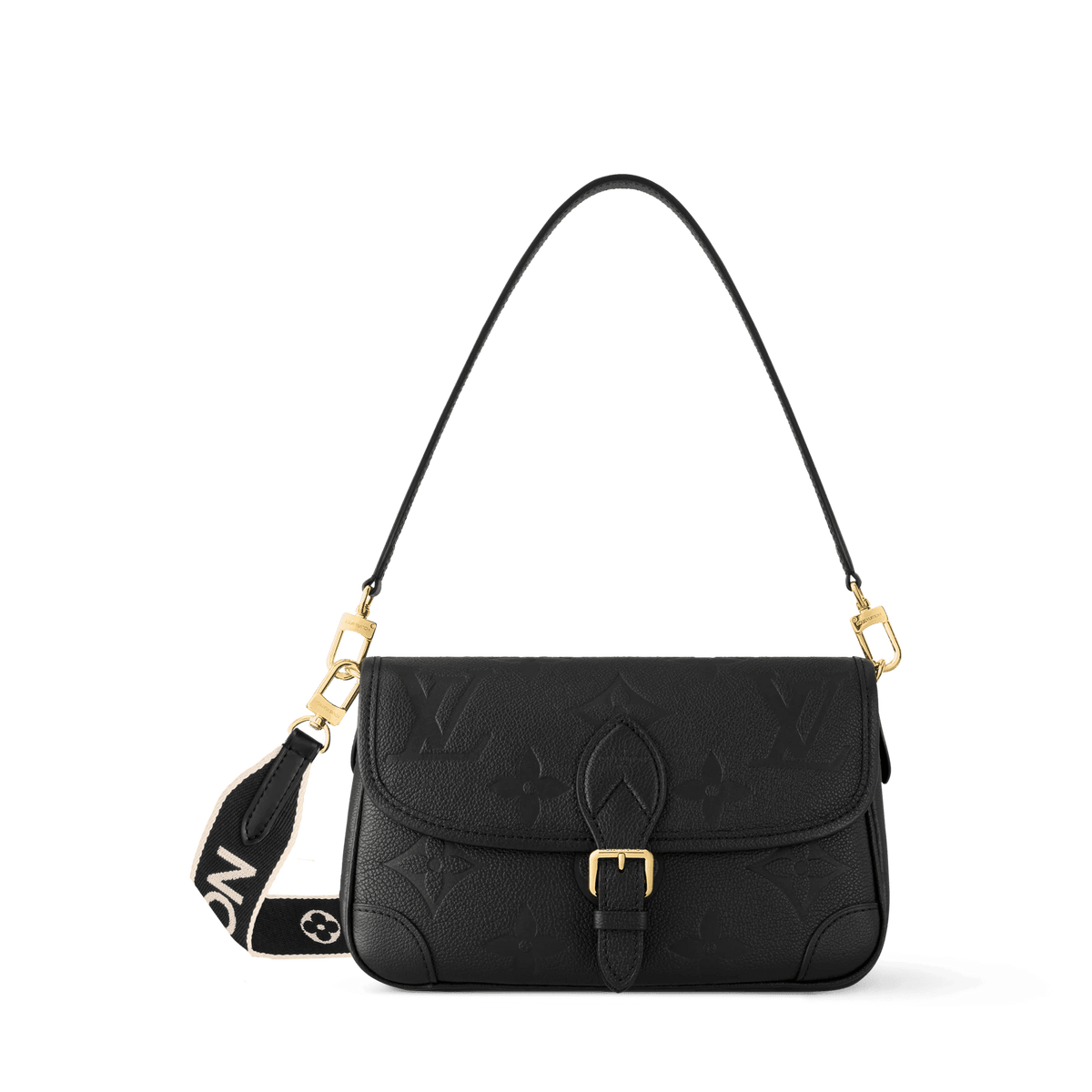 Diane Monogram Empreinte Leather Satchel