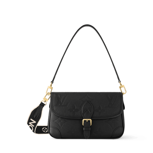 Diane Monogram Empreinte Leather Satchel