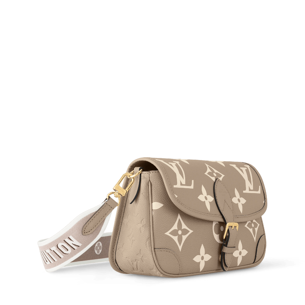 Diane Monogram Empreinte Leather Satchel M46583