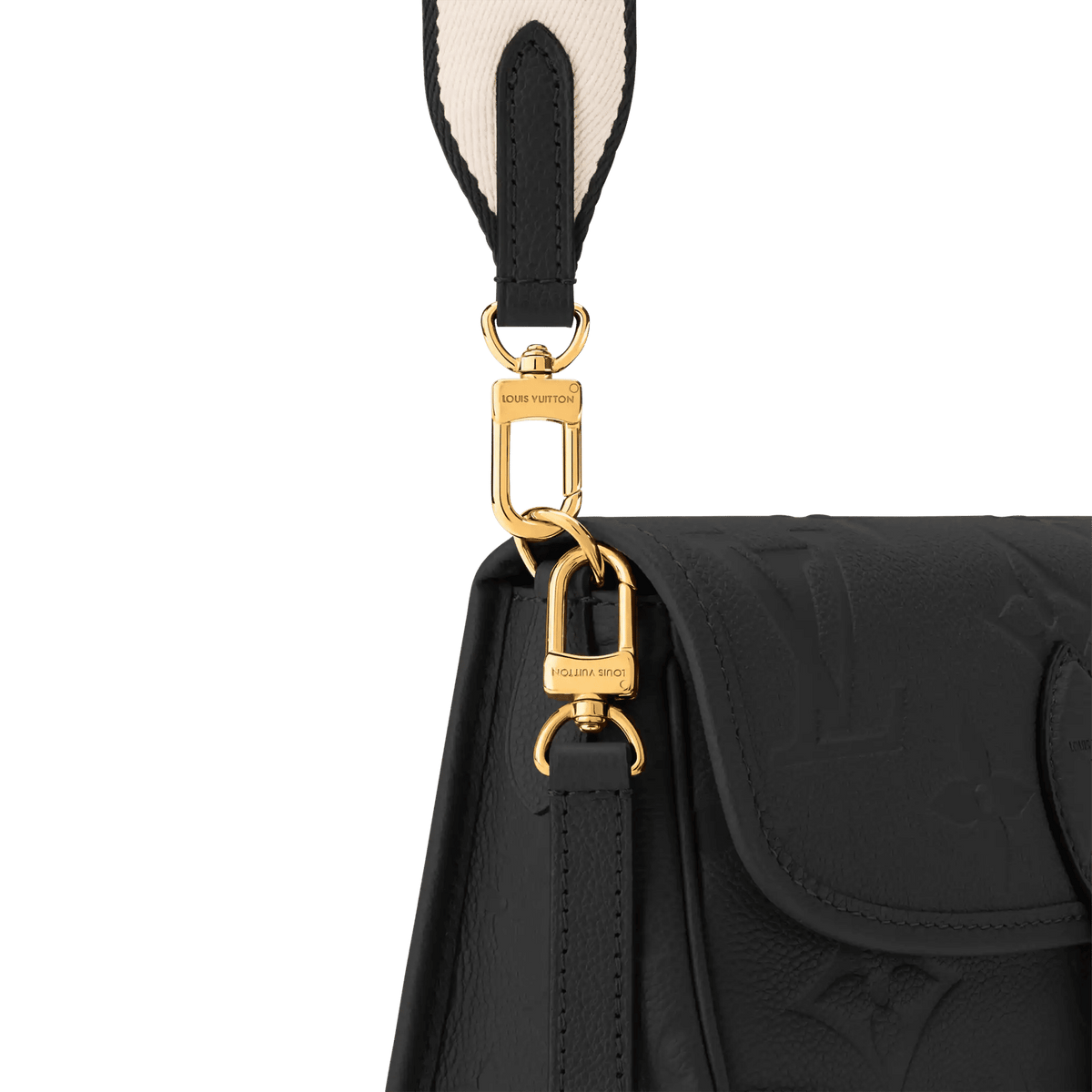 Diane Monogram Empreinte Leather Satchel