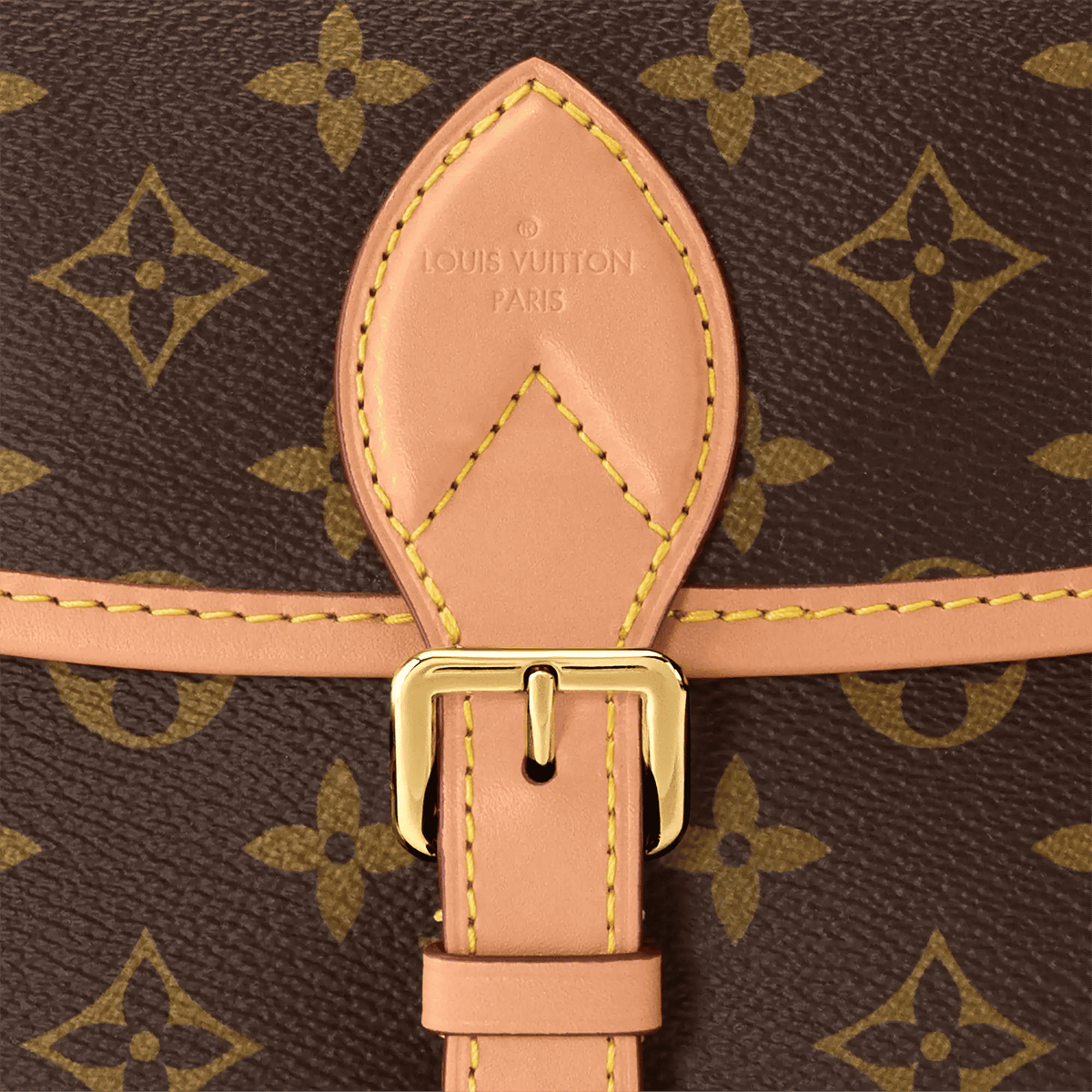 Diane Monogram Fuchsia Satchel