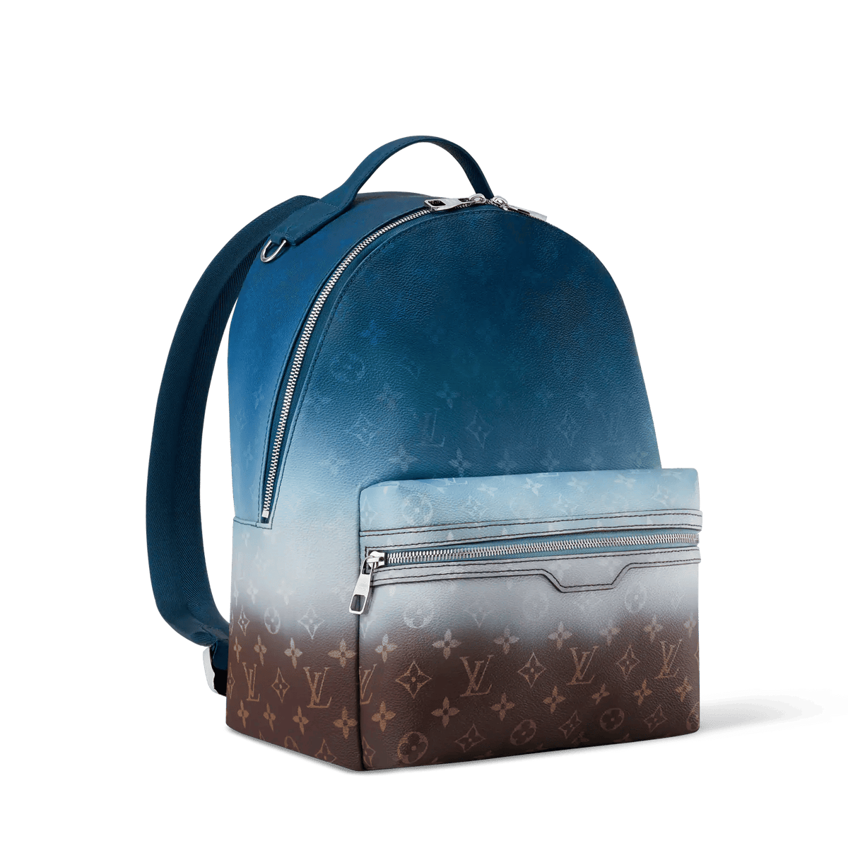 Discovery Backpack PM Monogram Pigment Blue Shoes