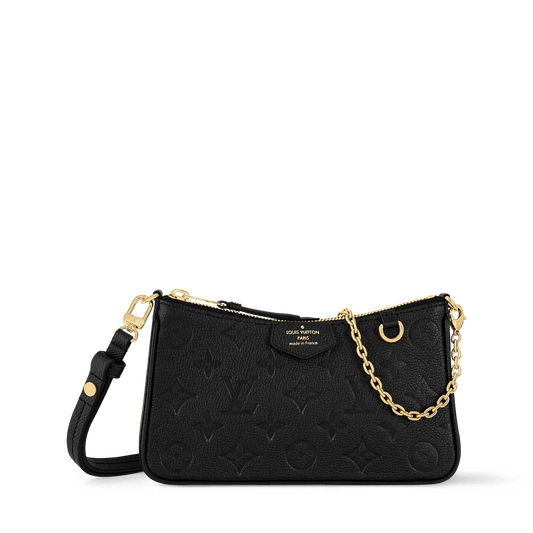 Easy On Strap Black Monogram Empreinte Leather Pouch M80349
