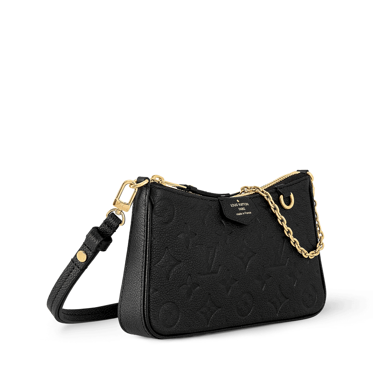 Easy On Strap Black Monogram Empreinte Leather Pouch M80349