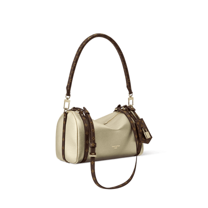 Express PM Platinum Grained Calfskin Tote Bag