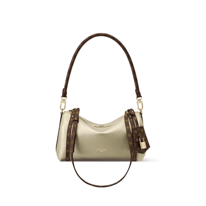 Express PM Platinum Grained Calfskin Tote Bag