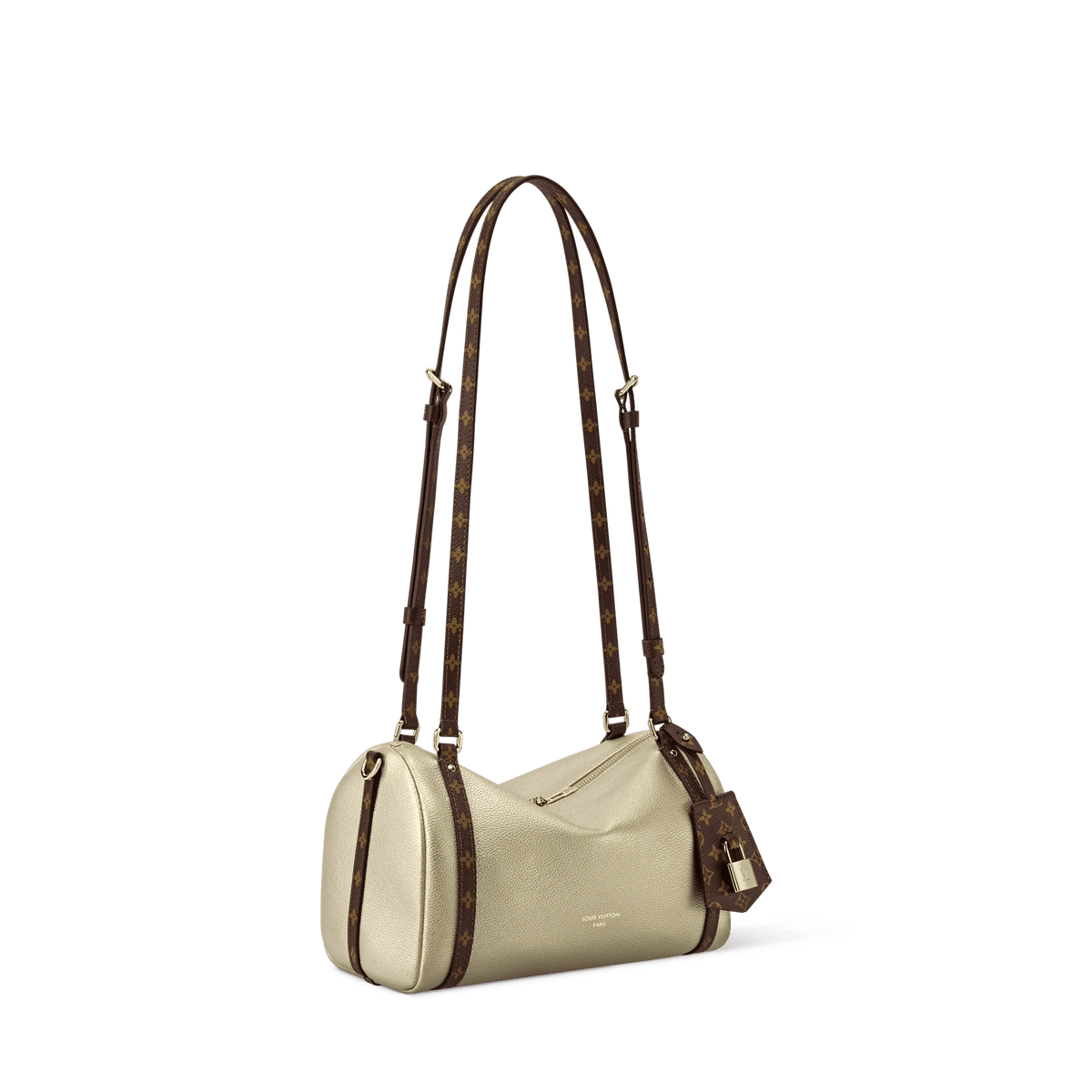 Express PM Platinum Grained Calfskin Tote Bag
