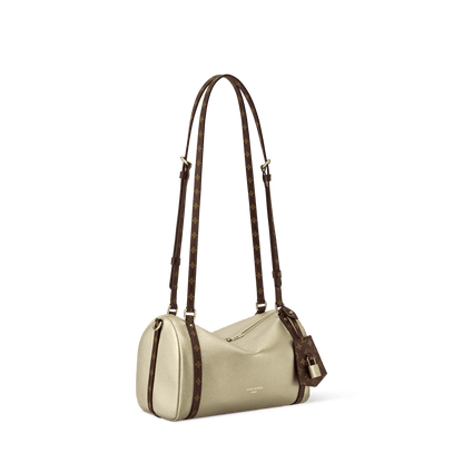 Express PM Platinum Grained Calfskin Tote Bag