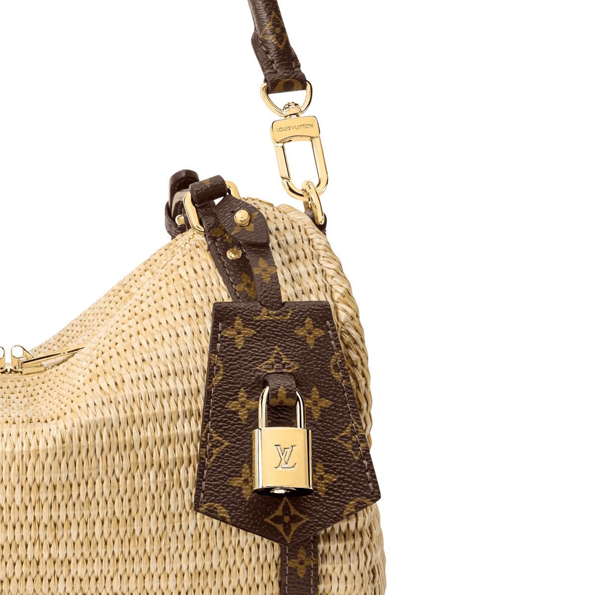 Express PM Raffia-Effect Canvas Tote Bag