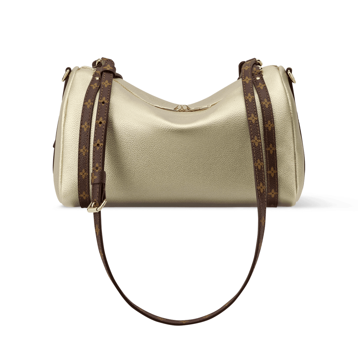 Express PM Platinum Grained Calfskin Tote Bag