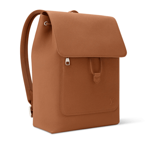 Fastline Backpack Waxy Calfskin Tan Shoes