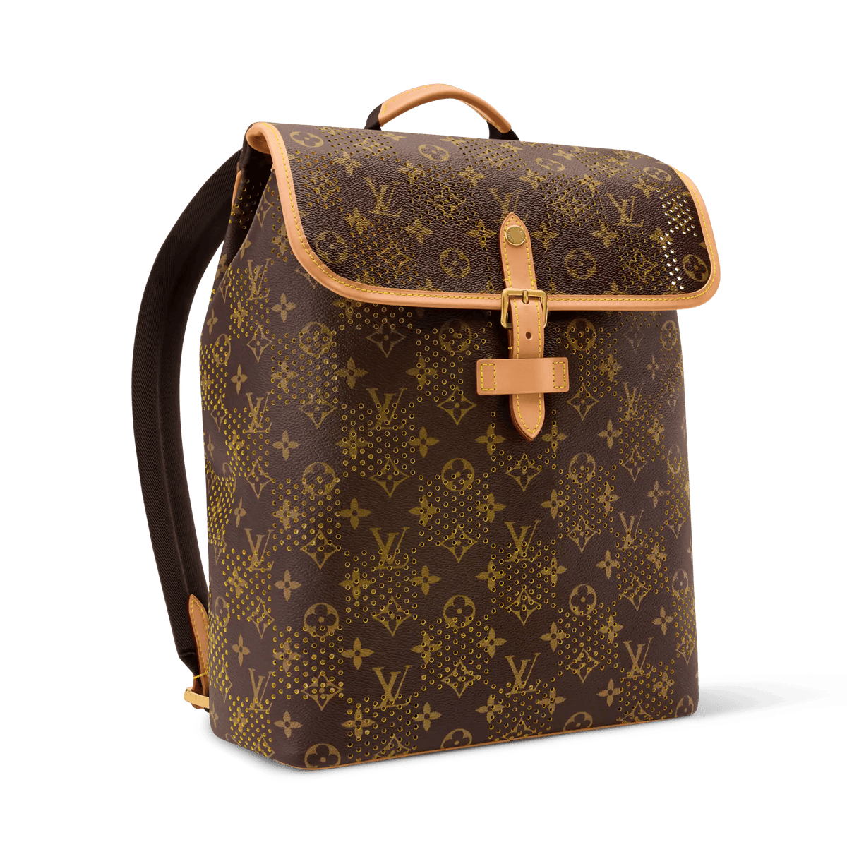 Flaneur Backpack Monogram Grid Jaune Mat Shoes