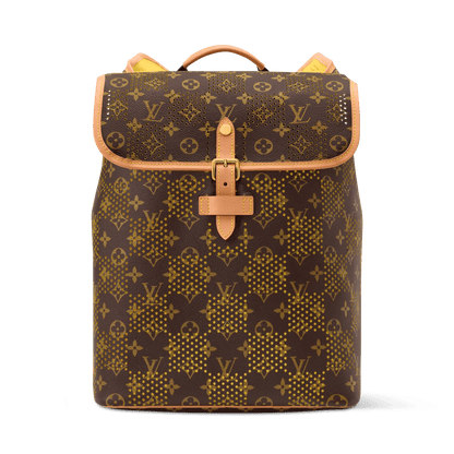 Flaneur Backpack Monogram Grid Jaune Mat Shoes
