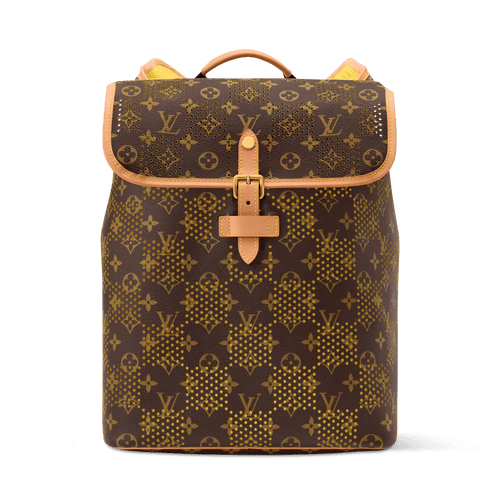 Flaneur Backpack Monogram Grid Jaune Mat Shoes
