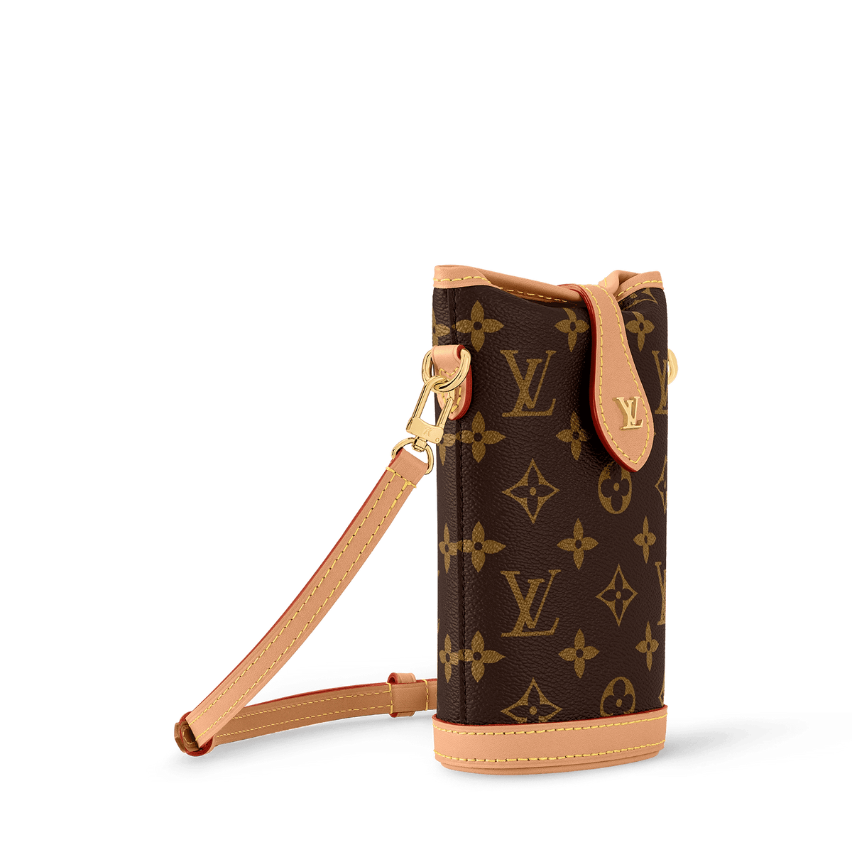 Fold Me Monogram Coated Canvas Pouch M80874
