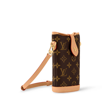 Fold Me Monogram Coated Canvas Pouch M80874