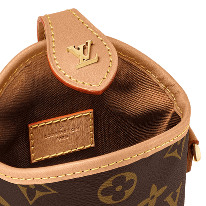 Fold Me Monogram Coated Canvas Pouch M80874