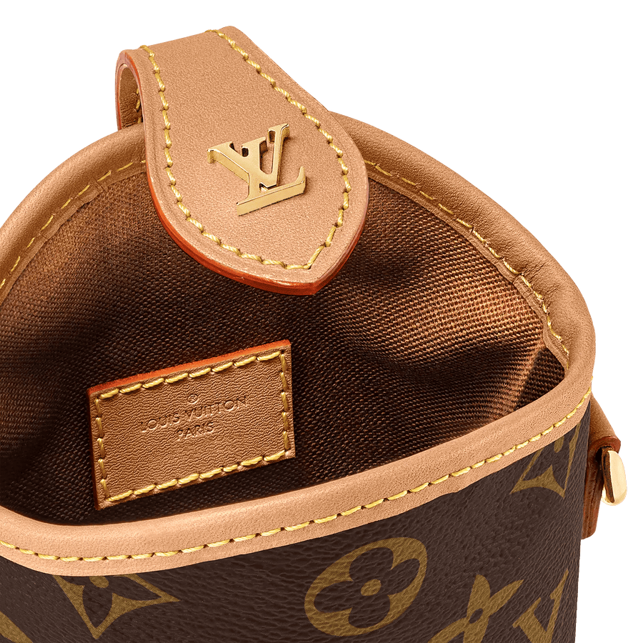 Fold Me Monogram Coated Canvas Pouch M80874