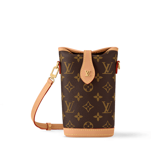 Fold Me Monogram Coated Canvas Pouch M80874