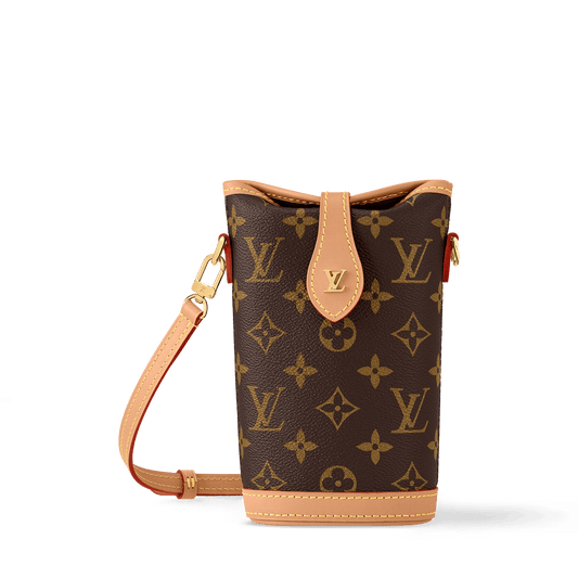 Fold Me Monogram Coated Canvas Pouch M80874
