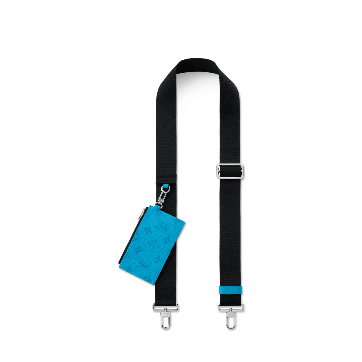Gaston Wearable Wallet Monogram Taigarama Blue Lagoon