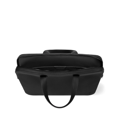 Gate Briefcase Waxy Calfskin Black