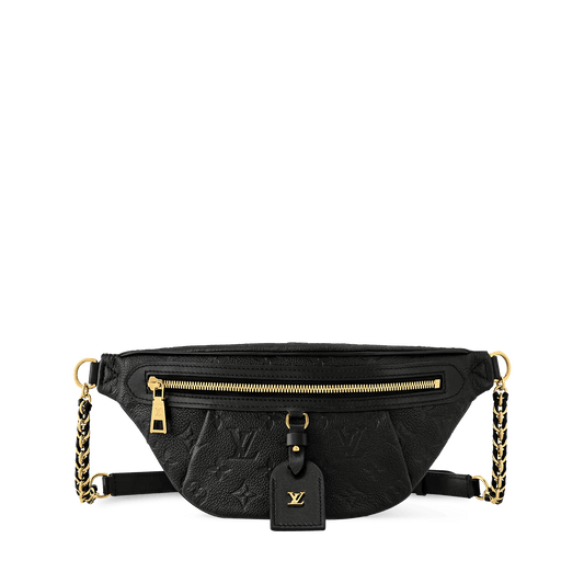 High Rise PM Black Monogram Empreinte Leather Bumbag M14353