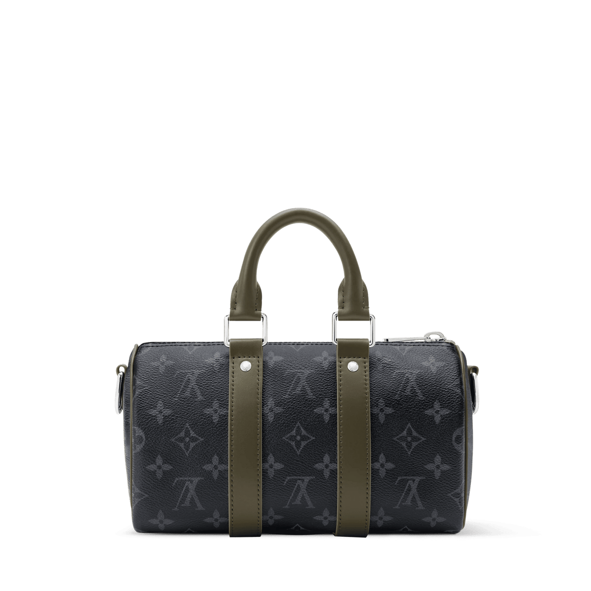 Keepall 25 Bandoulière Bag Monogram Eclipse Khaki Shoes