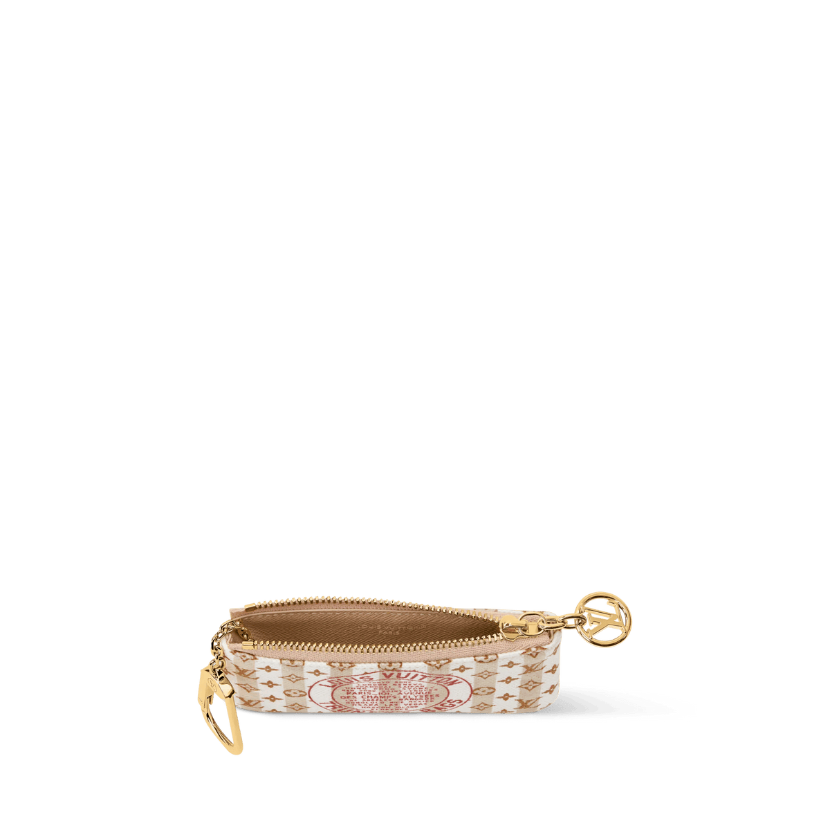 Key Pouch Monogram Coated Canvas Card Holder M29023