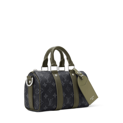 Keepall 25 Bandoulière Bag Monogram Eclipse Khaki Shoes