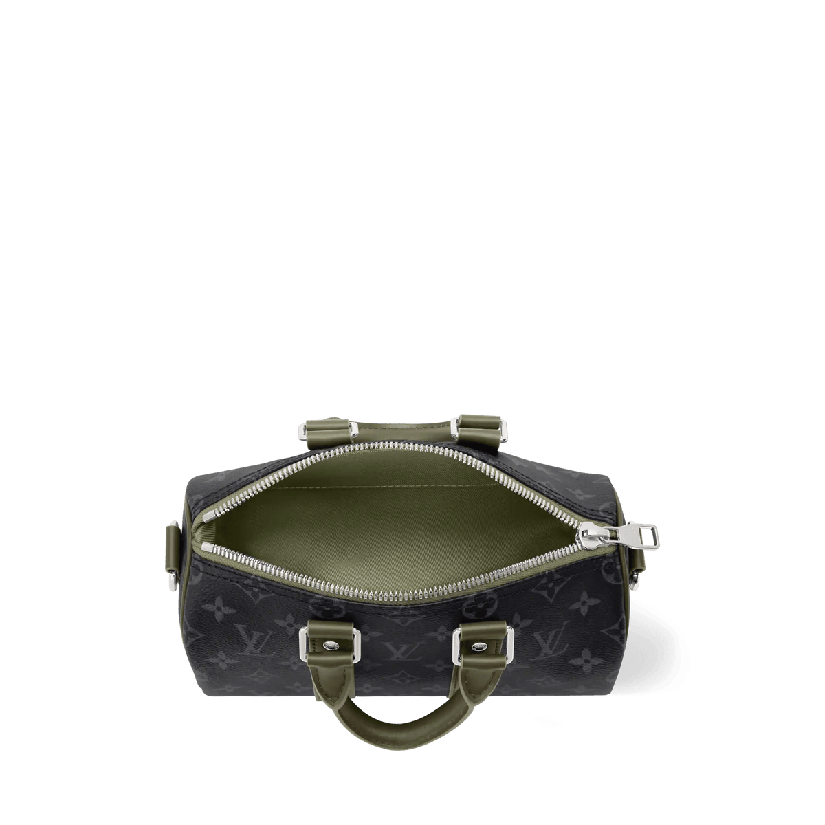 Keepall 25 Bandoulière Bag Monogram Eclipse Khaki Shoes