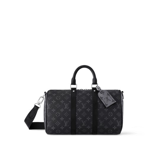 Keepall 35 Bandoulière Bag Monogram Eclipse Shoes
