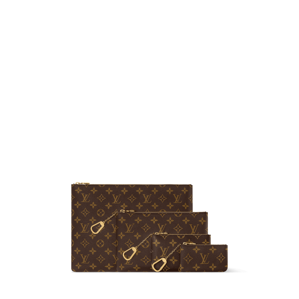 Key Pouch Monogram Coated Canvas Card Holder M62650
