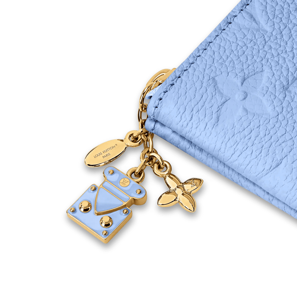 Key Pouch S Monogram Empreinte Blue Iris/Peuplier M29815 Collection